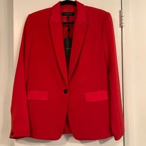 NWT Rag & Bone Red Rylie Blazer Size 10